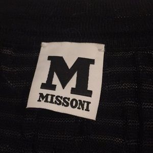 Missoni Woven Black Top Size 40